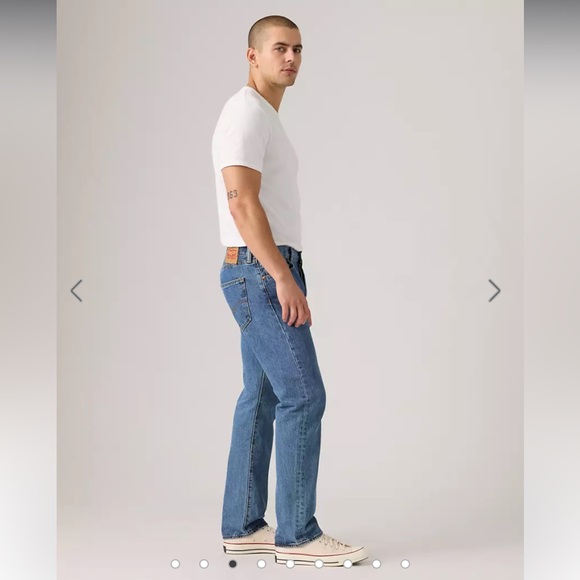 Levi’s 501 Original Fit Button Fly Jeans Medium Stonewash 31x30 Cotton 005010193 - Picture 2 of 12